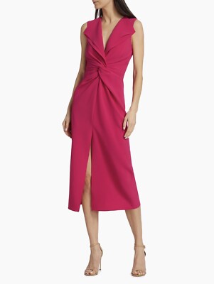 lily satin wrap midi dress Lily Wrap Dress XS / Midnight Floral