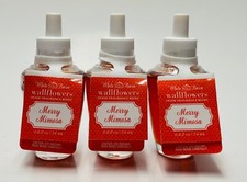 3 Bath  Body Works MERRY MIMOSA Wallflower Refill Bulbs 0.8 fl oz 