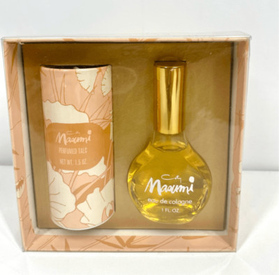 Coty Masumi Vintage Eau de Cologne 1 oz and Perfumed Talc 1.5 oz Boxed Set New