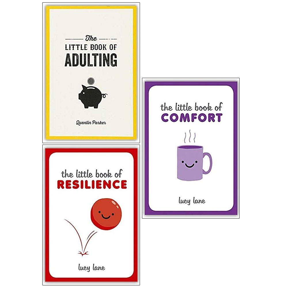 Lucy Lane The Little Book Collection 3 Books Set (Resilience,Comfort,Adulthood)