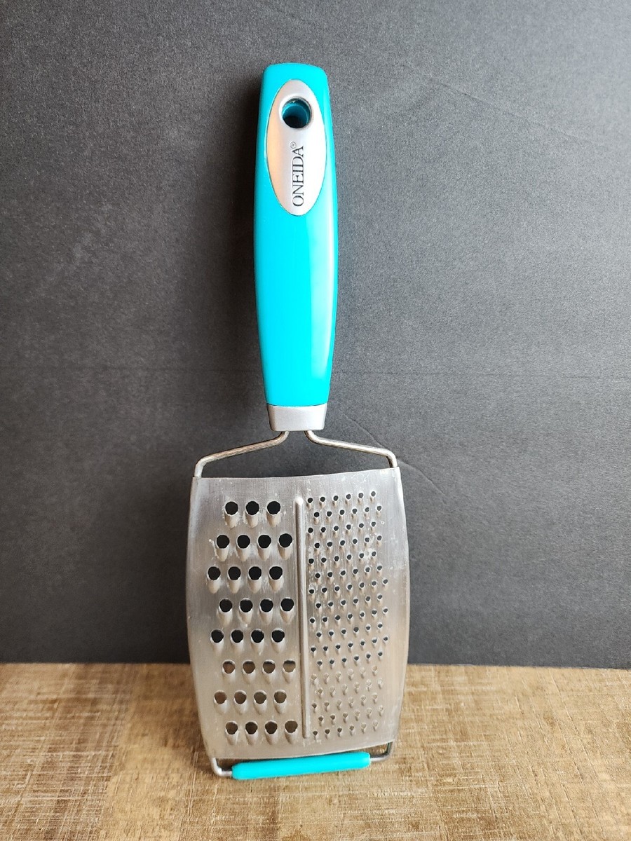 Oneida Two-Sided Aqua Cheese Grater Utensil Kitchen Tool | eBay