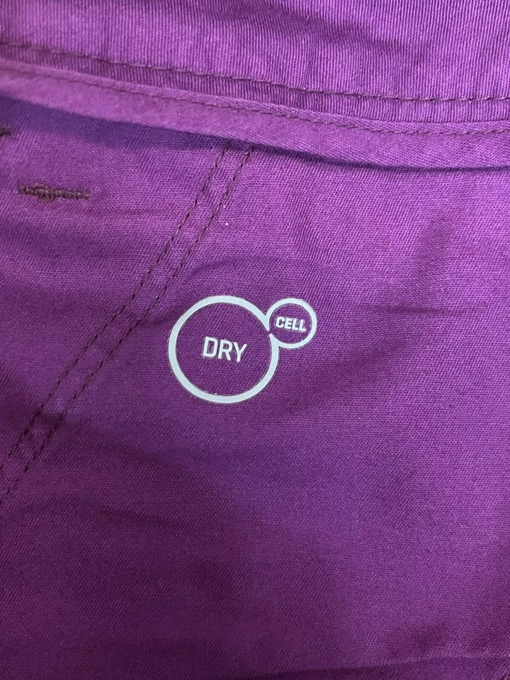 Puma, Cobra Golf, Para Mujer, Talla 2, Pantalones Cortos, Cuadros, Rosa y Púrpura Foto 4 de 4