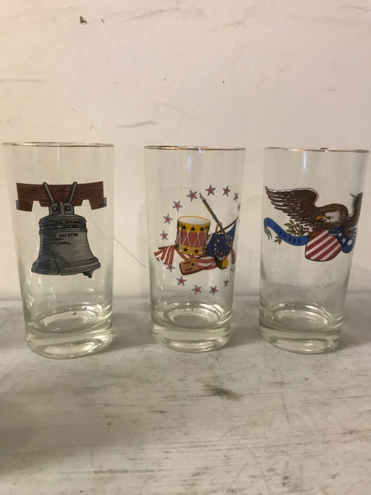 Vintage West Virginia Glass Company Bicentennial Hi Ball Glass Set of 8. NOS eBay