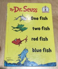 Beginner Books: One Fish Two Fish Red Fish Blue Fish by Dr. Seuss 1960 Vintage