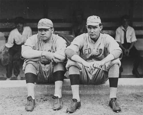 Boston Red Sox Babe Ruth und Ernie Shore Foto - Bild 1 von 1