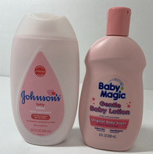 Johnson's Baby Magic Gentle Baby Lotion Baby Scent 9 oz Baby Lotion 10.2 oz