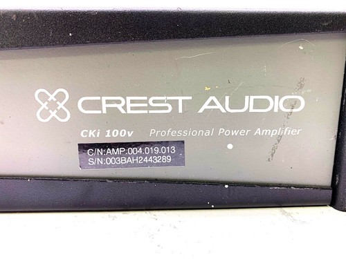 Crest Audio CKi 100v Power Amplifier - Picture 6 of 6