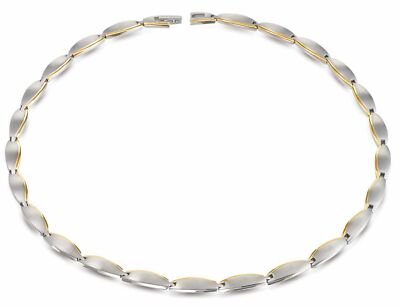 BOCCIA women's jewelry necklace pure titanium-two-tone polished/satin 45cm 08034-02