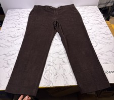 VTG Lauren Ralph Lauren Corduroy Pants Mens Size 40 X 30 Brown Prospect Wide Leg