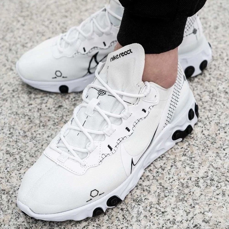 Nike React Element 55 Schematic CU3009 100  UK 7.5 US 8.5 EUR 42 - Image 2 of 4