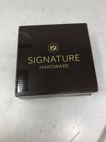 Signature HardWare GreyField Towel Ring-Brushed Gold Wall Mounted-SHGFTRBG - Picture 2 of 5