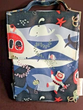 Sugar Booger Lisa Lowe Underwater adventure theme lunch sack 10" x 7.5" x 4"