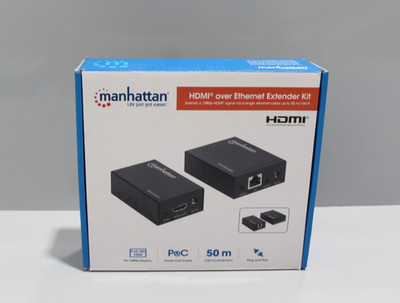 Manhattan HDMI over Ethernet Extender Kit Video-/Audio-/Infrarot-Übertrager bis