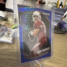 Panini Prizm Black Kurt Warner Cardinals Blue Shimmer Prizm 1 Serial #/35