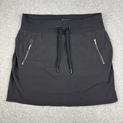 Athleta Backspin Womens Skort Skirt Size 6 Black