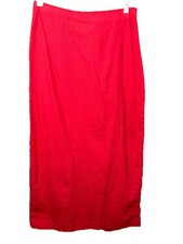 Vintage 80s NWT NOS Norma Kamali Cotton Pencil Skirt Summer