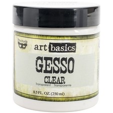3er Pack - Finnabair Art Basics Gesso 8,5oz Glas - Klar - 961466