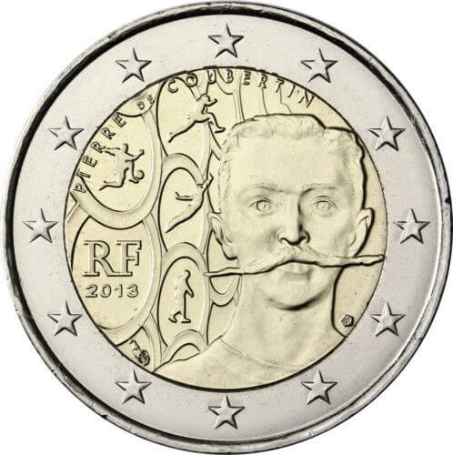 2 Euro FRANCE 2013 Coubertin