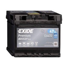 Exide Premium 47Ah Starterbatterie 12V EA472 Carbon Boost 2.0