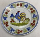 Henriot Coq, HB Henriot Quimper 2 Dinner Plates with Rooster Motif, 10” & 9 ½” D — photo 5