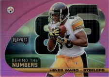2021 Playoff Behind the Numbers Pink #14 Hines Ward - FB
