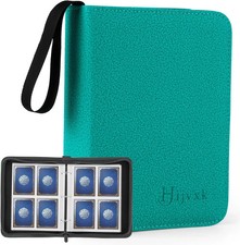 4 Pocket Card Binder for 400 Cards, Premium Top Loader Card Collection Binder