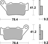 Brembo Bremsbelagsatz Scheibenbremse Prime - Carbonceramic - TT 07BB02TT FüR BMW