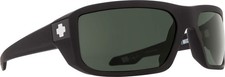 Spy Optic McCoy Flat Sunglasses Soft Matte Black/Happy Gray/Green