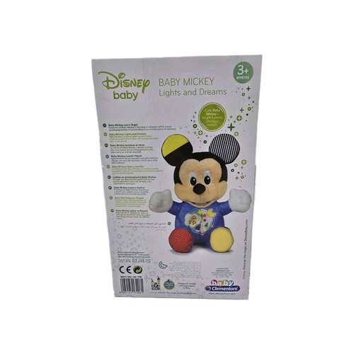 Clementoni 17206 Disney Baby – Mickey Mouse Kuscheltier Kleinkinder Licht Musik - Imagen 4 de 5
