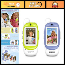 Rechargeable Video Walkie Talkies for Kids, 2 Pack with HD Camera  Voice Change