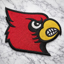 LOUISVILLE CARDINALS NCAA Embroidered Iron/Sew On Patch 3X2