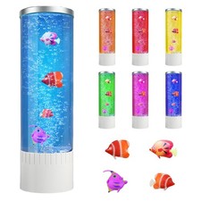 Brewish 7 Color LED Bubble Lamp Fake Aquarium Fish Tank Night Light