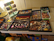 JEWELRY LOT REPAIR, BROKEN, MODIFY WEARABLES,CRAFTS,TANGLED, AS IS LOT 20lbs