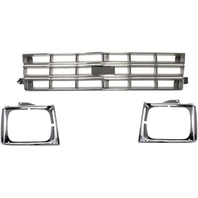 Grille Assembly Kit For 1982-90 Chevrolet S10 Blazer 87-90 Blazer Headlight Door