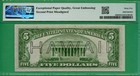 ERROR 2nd PRINT MISALIGNED - HAWAII 1934A $5 FRN - PMG GEM 65 EPQ - HAWAII ERROR — photo 3
