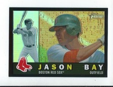 JASON BAY 09 Heritage Chrome (BLACK Refractor) 52/60 *Hi Grade PRISTINE Card!
