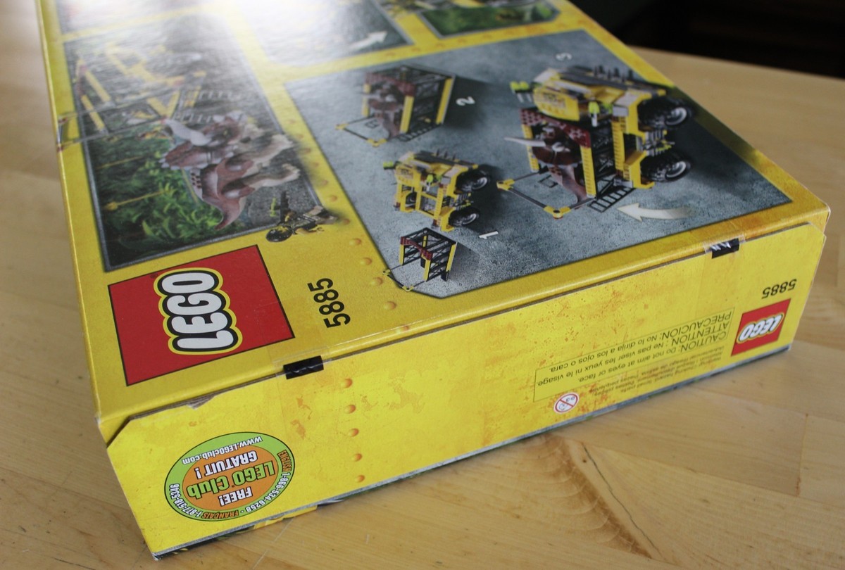DAMAGED/SEALED BOX LEGO 5885 Dino Triceratops Trapper 2012 | eBay