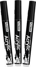 Black Marker Paint Pens - Permanent 3 Count (Pack 3 of 1),