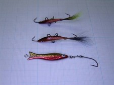 Set of 3 Nordic handmade authentic ertical jigs, M