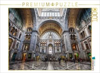 Calvendo Puzzle Historic Train Station | 1000 Pieces, Finished Size 25.2 × 18.9