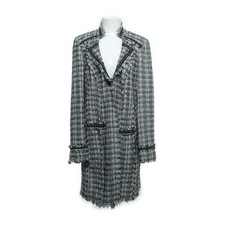 Biba, Mantel, Damen, Größe: 46, Schwarz/Weiß/Mehrfarbig #Ii0