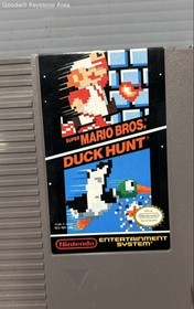 (D) Nintendo NES - Super Mario Bros. & Duck Hunt 2in1 Game Cartridge