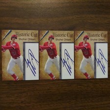 3 Shohei Ohtani ANGELS Rare Limited Edition ICONIC HISTORIC MLB Promo Cards