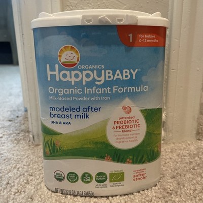 Happy Baby Organic Infant Formula 1 22.9oz Exp 8/2/26 