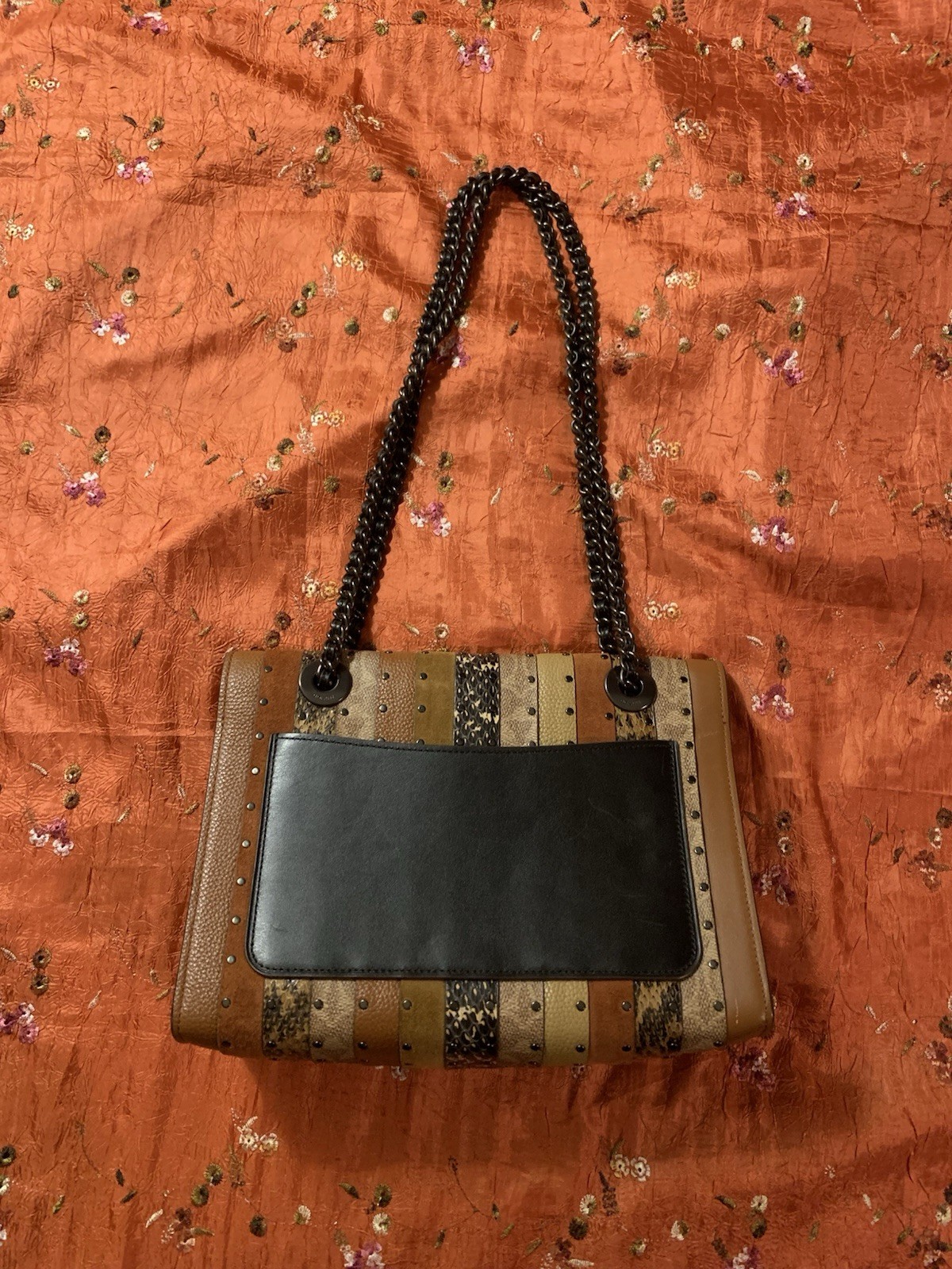 Rare COACH 79273 Signature Parker Exotic Snakeski… - image 2