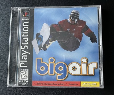 Big Air - PS1 PlayStation 1 Sony Complete Case Booklet Snowboarding Video Game