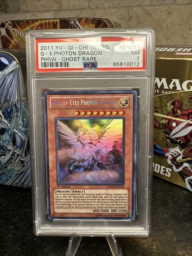 YUGIOH GALAXY EYES PHOTON DRAGON GHOST 1ST ED PHSW-EN011 PSA 7