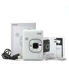Good Condition FUJIFILM Instax Mini LiPlay Stone White  Equipped with