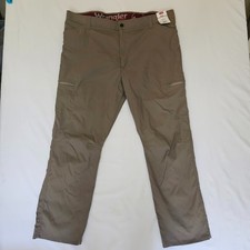 Wrangler Mens Performance Zip Cargo Straight Fit Pants 40x30 Flex Waist Outdoor