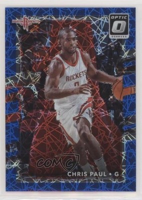2017-18 Panini Donruss Optic Blue Velocity Prizm Chris Paul #52 s4s